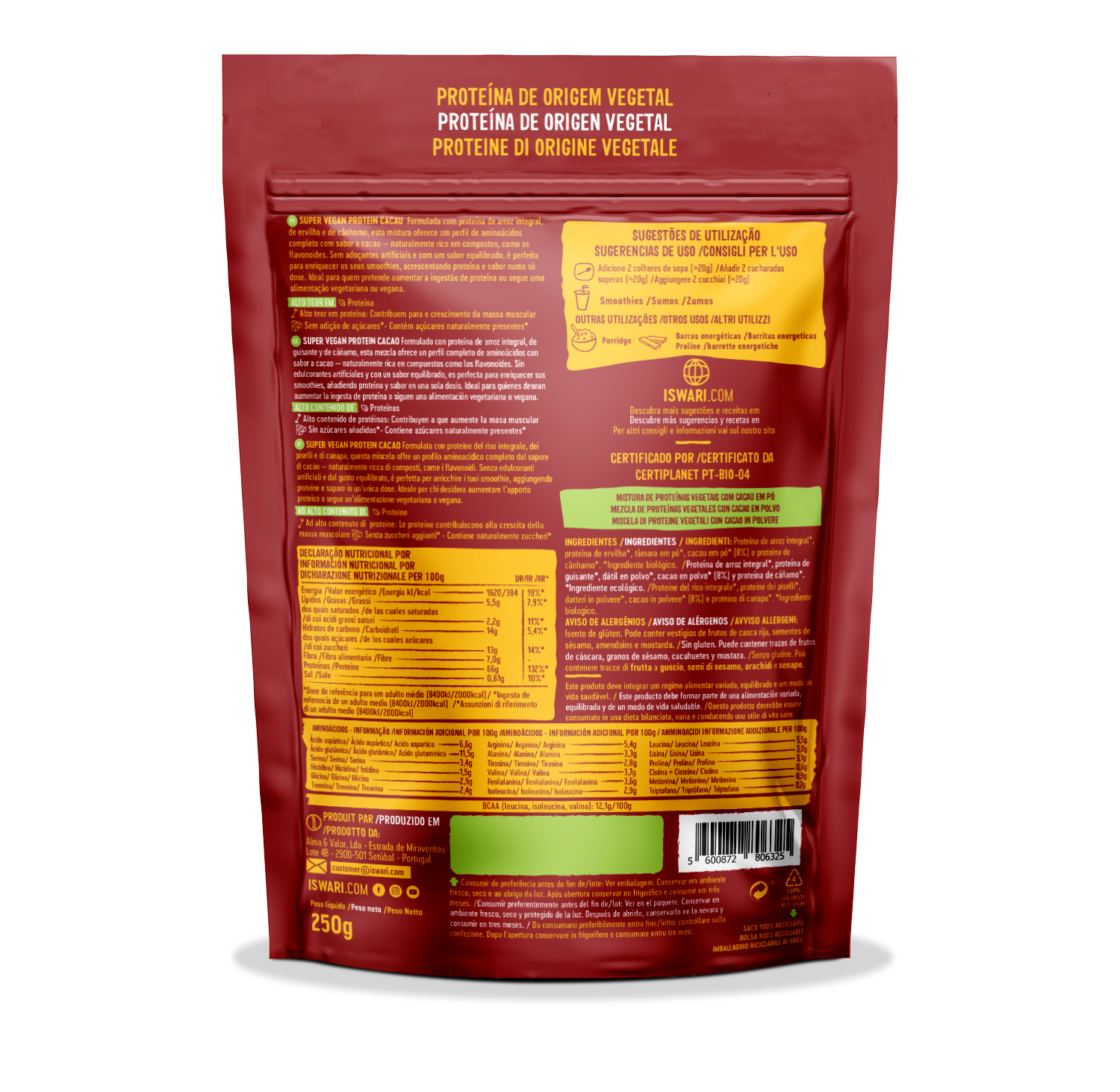 Super Vegan Protein Cacao 2